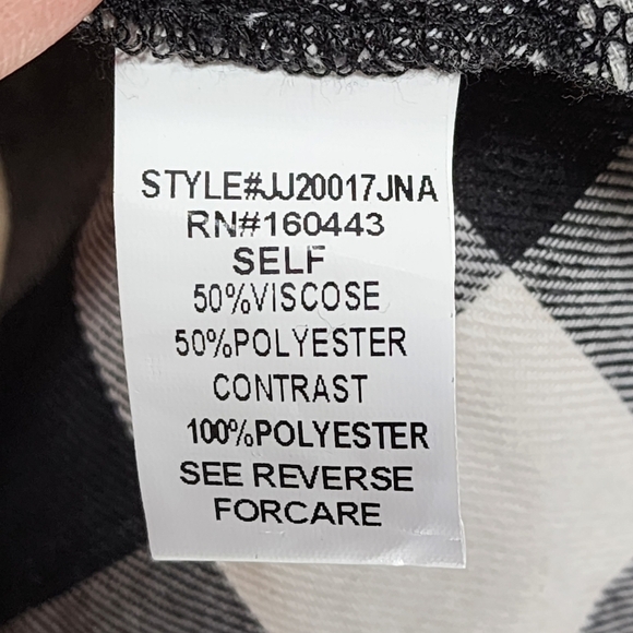 J. NNA Women's Anne Plaid Long Sleeves Shacket - M - Picture 6 of 7